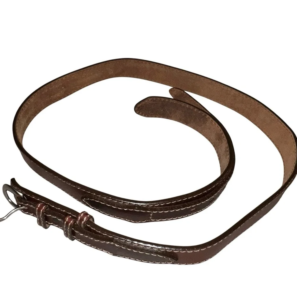 Duluth‎ Trading Co Ranger Work Belt Mens 90013 Brown Leather Size 48
